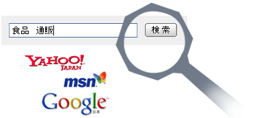 検索ツールとはyahoo、msn、googleなどです。
